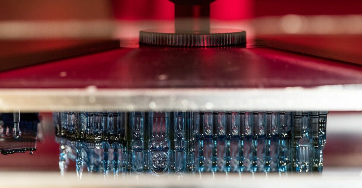 3D printer build plate moving and printing something