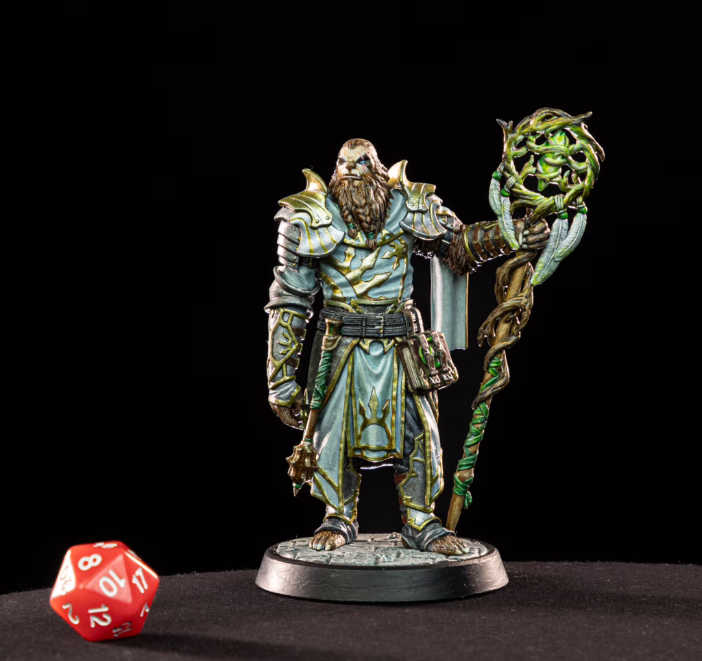 Ivoro Gemmender, Slothfolk Cleric, from Loot Studios’ bundle Curse of Torpor