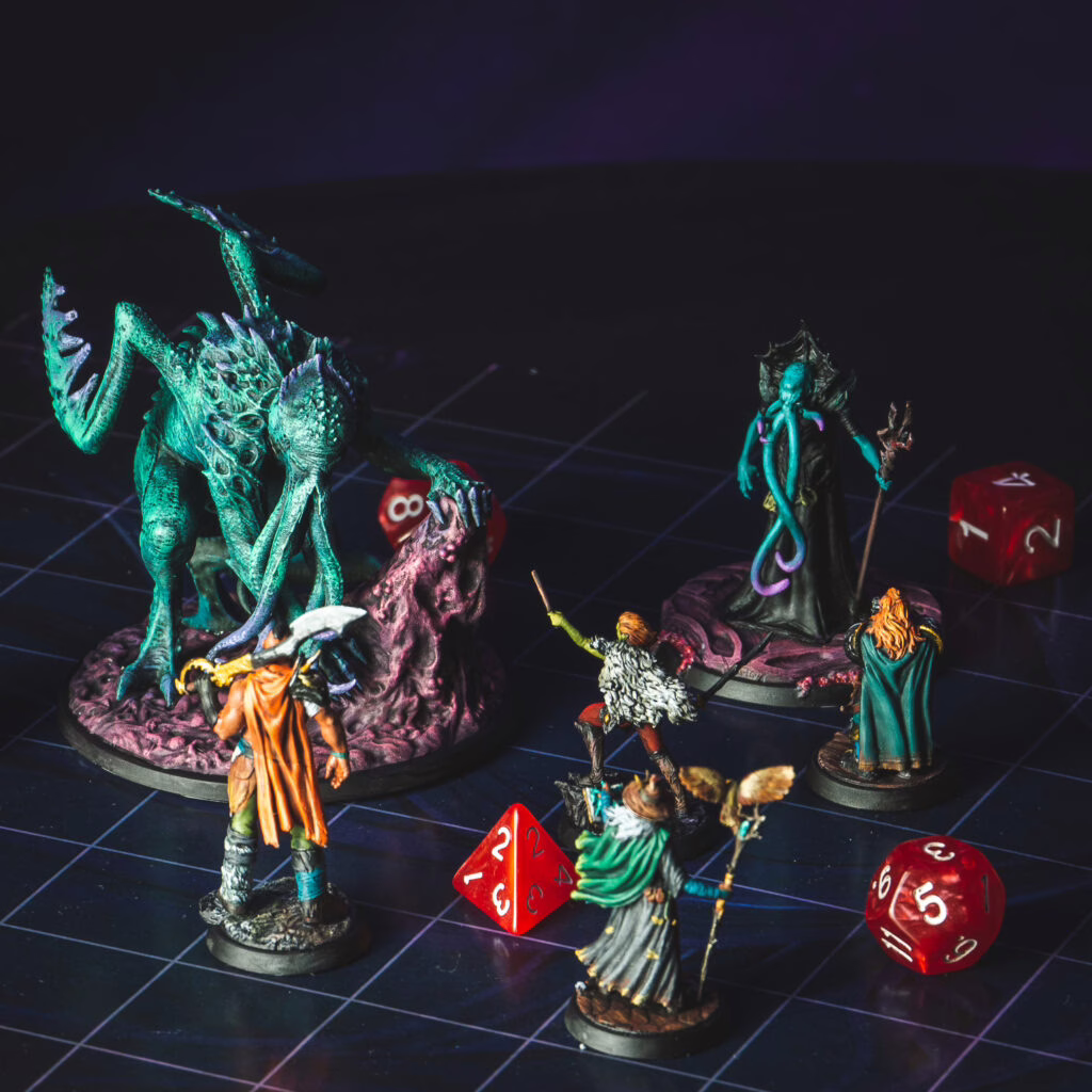 Miniatures from Loot Studios’ bundle, Of Brains and Tentacles.