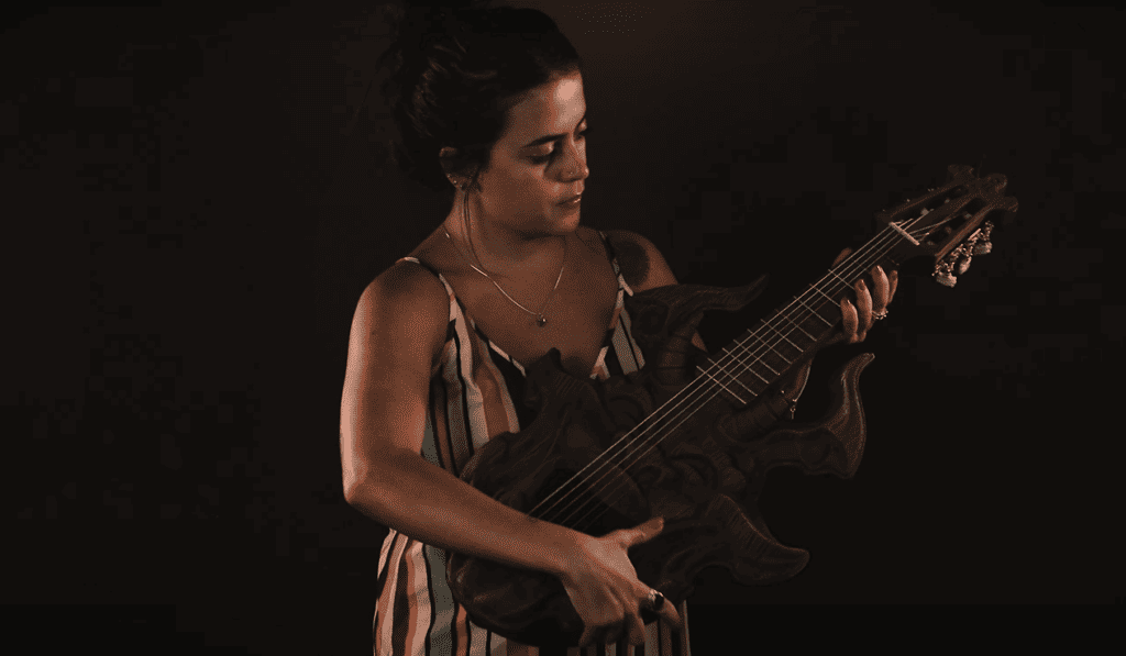 Eve Fargrace’s Guitar printed in FDM, from Loot Studios’ bundle Song of Sins season.