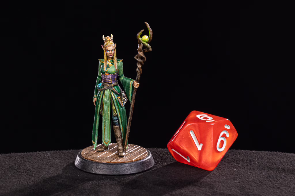 Cormah Shasan, a Druid miniature from Loot Studios’ Welcome Pack.