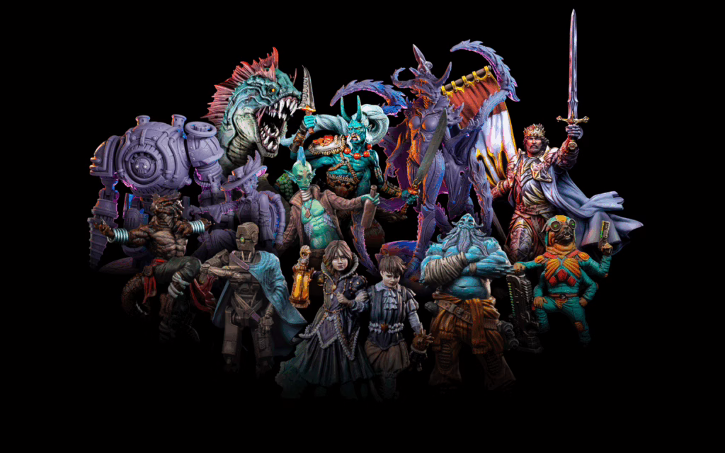 Sci-fi and fantasy miniatures from loot studios