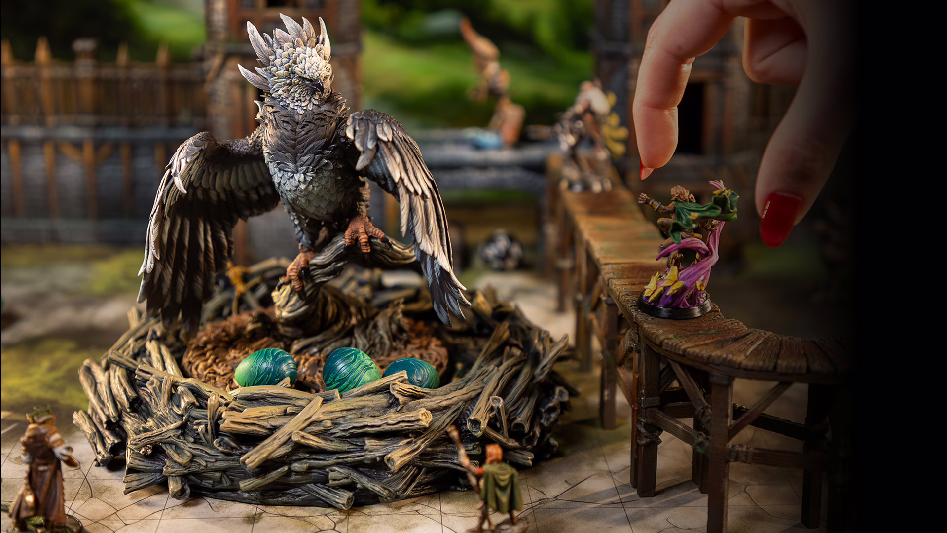 Zephyra, Skycrown Roc, From Loot Studios' miniature bundle, Dawnkeep Assault