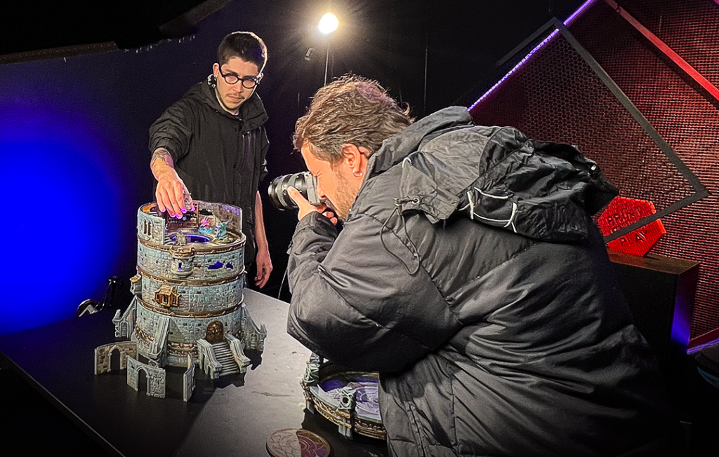 Loot's team shooting the pictures and videos from our bundles