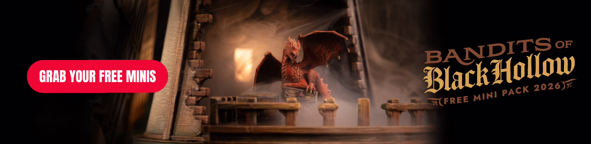 Loot Studios' new free miniature bundle, Nandits of Black Hollow.