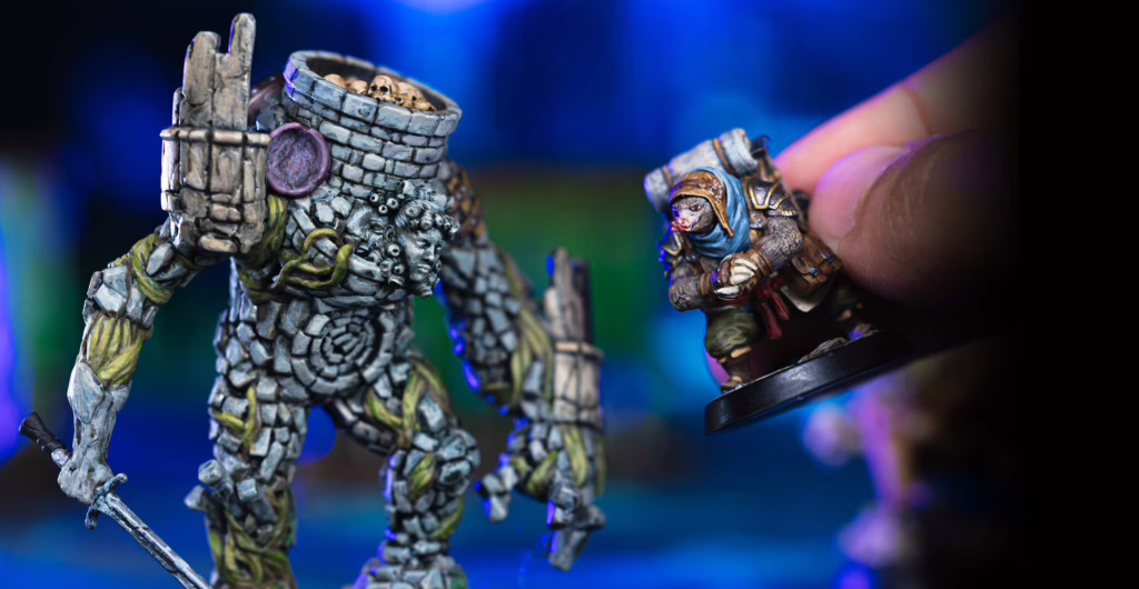 Painted RPG miniatures from Loot Studios' miniature bundle, Glooming Darkness.