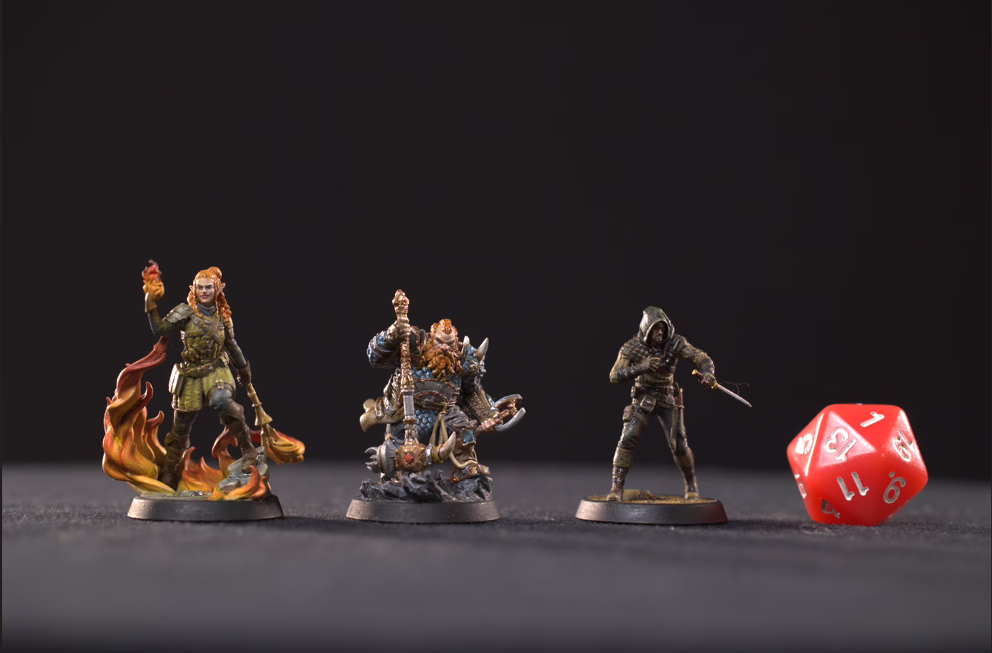 Miniatures from Loot Studios' Free Mini Pack