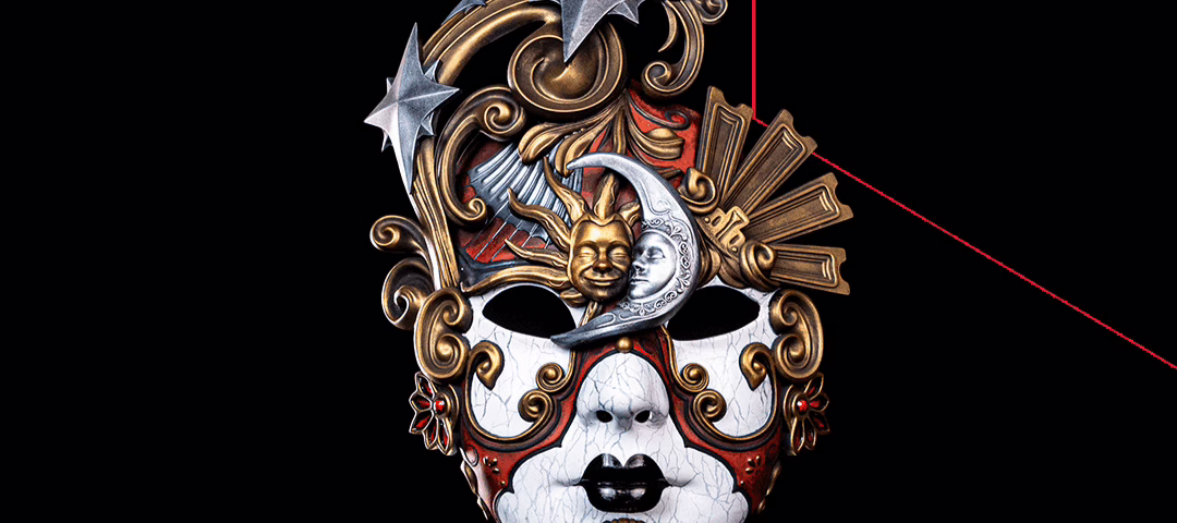 Mask of Desires - a prop-, from Loot Studios miniature bundle, Pact of Greed