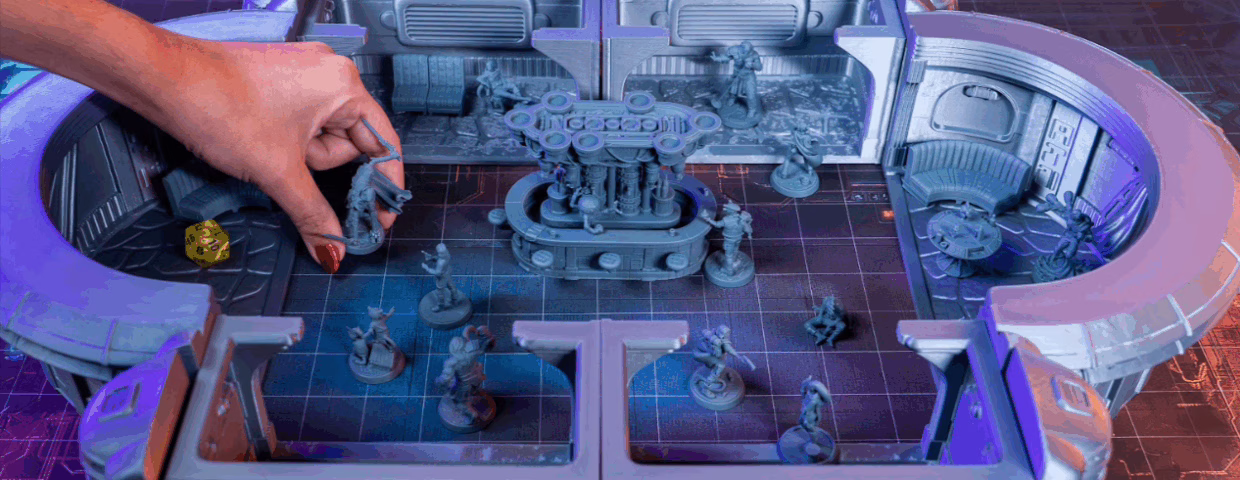 Loot Studios' miniatures, from the Backbite Cantina bundle