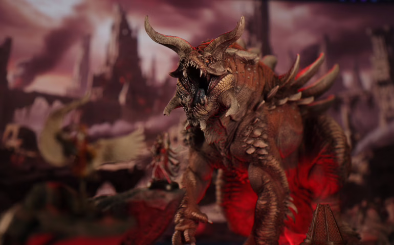 Thesserak (Tarrasque), from Loot Studios' miniature bundle, Destroyers' Armageddon