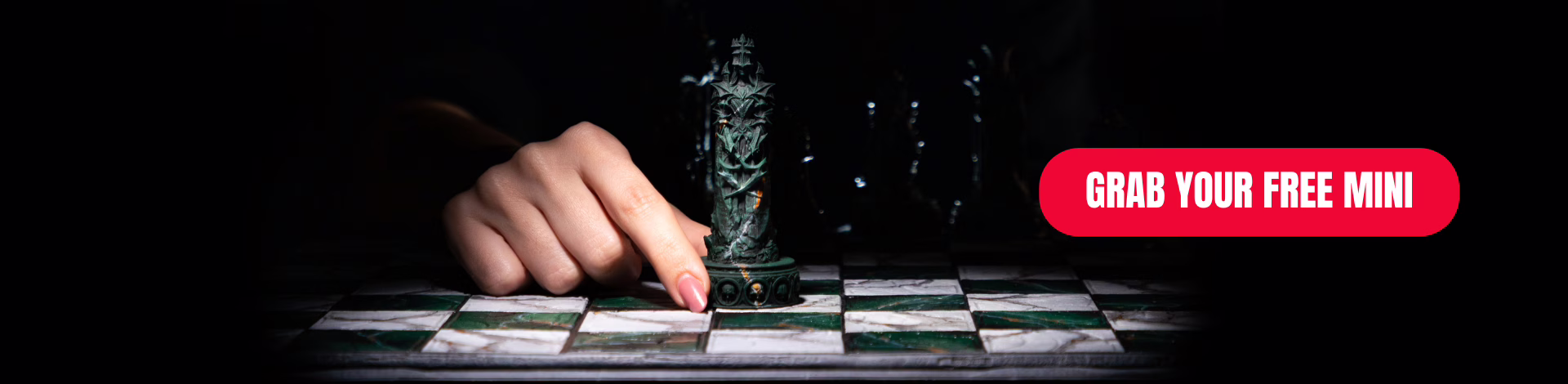 Dark Queen (free miniature/piece) from Loot Studios' Epic Fantasy Chess 