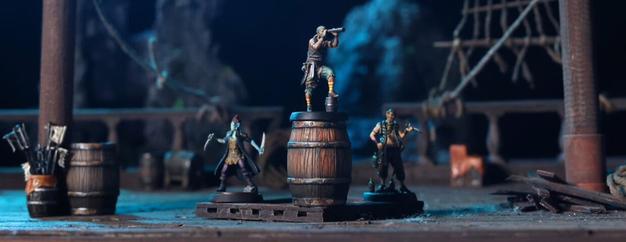 Lady Harpy Crew miniatures from Loot Studios' Ship Ahoy bundle