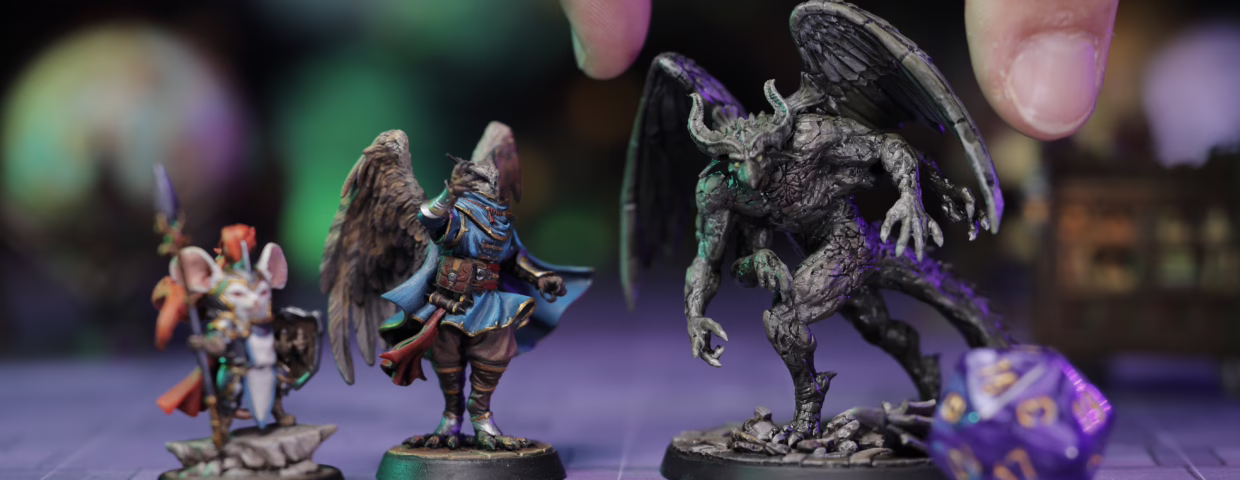 Miniatures from Loot Studios' miniature bundle, Arcane Archive