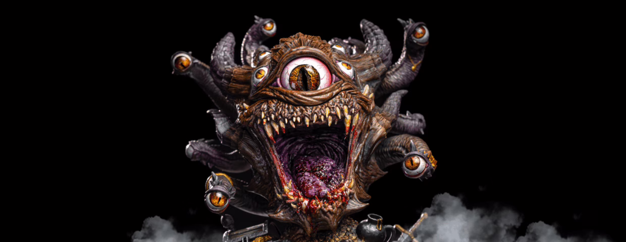 Ziadtroks, Elder Watcher, a miniature from Loot Studios’ miniature bundle Eye of the Watcher.